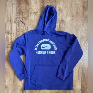 Nike Purple TCU Horned Frogs Crewneck Hoodie, Unisex L